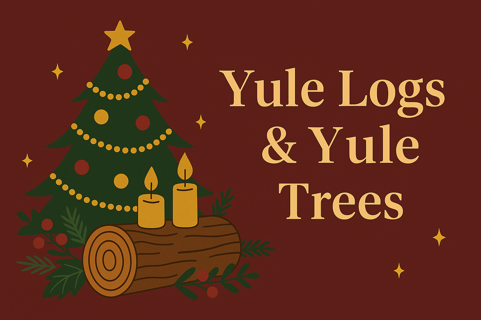 Yule Logs & Yule Trees