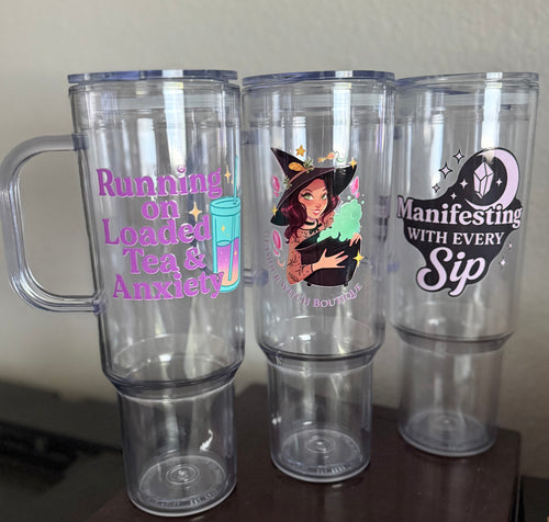 40oz Double-Walled Acrylic Tumbler