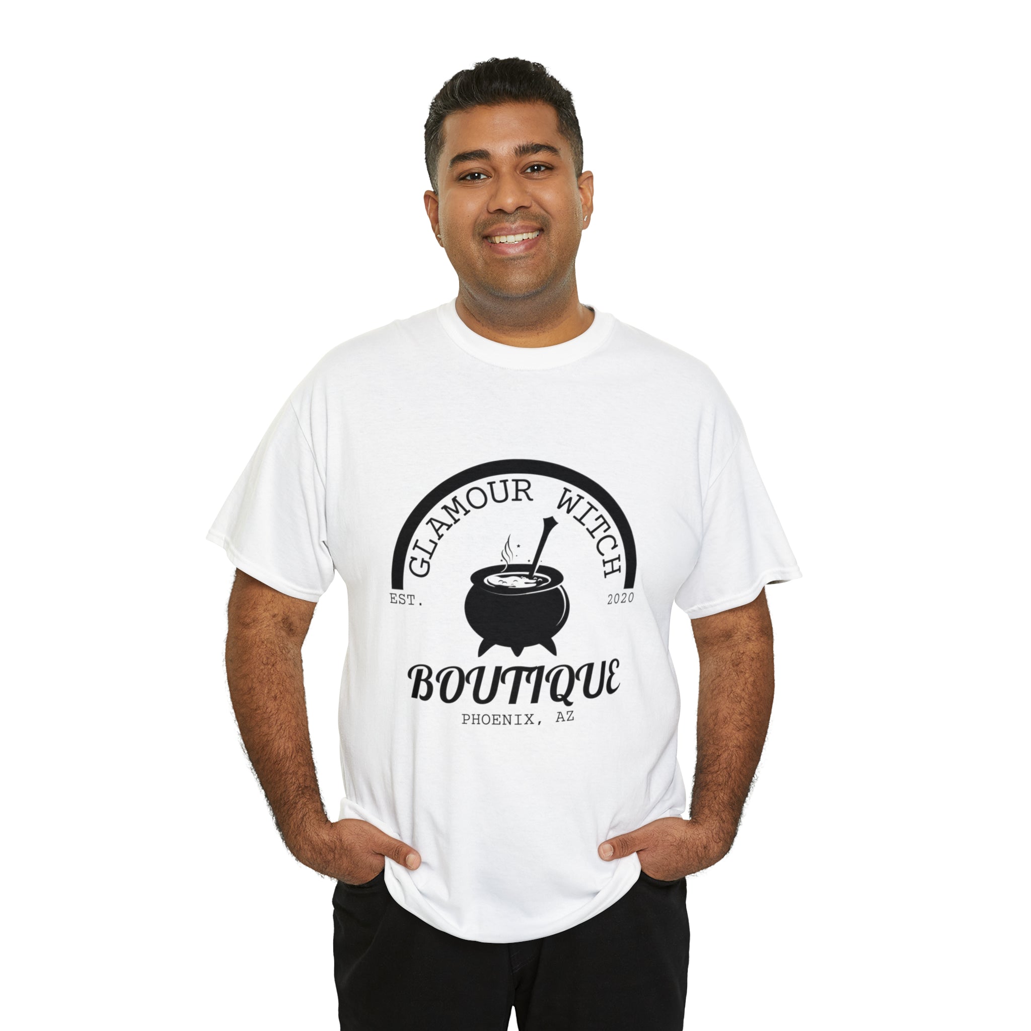 Glamour Witch Boutique Large Logo Cotton Tee