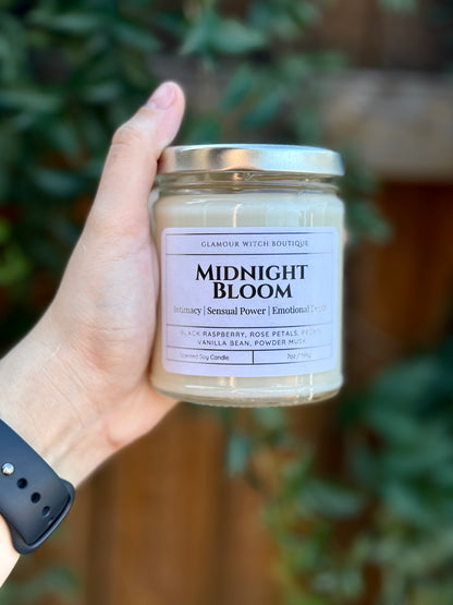 Midnight Bloom Candle