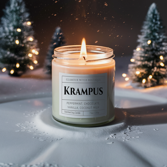 Krampus Candle