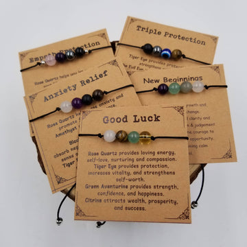 Crystal Intention Bracelets