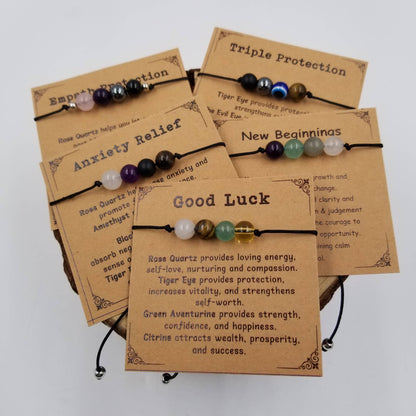 Crystal Intention Bracelets