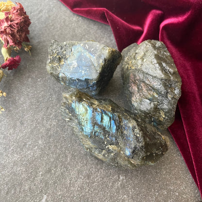 Raw Labradorite Chunks