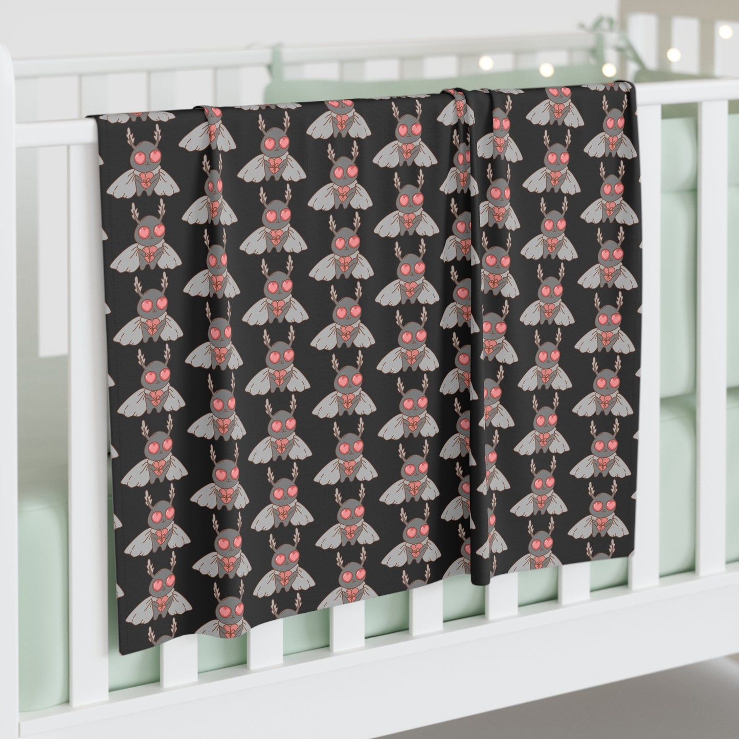 Mothman Love Swaddle Blanket