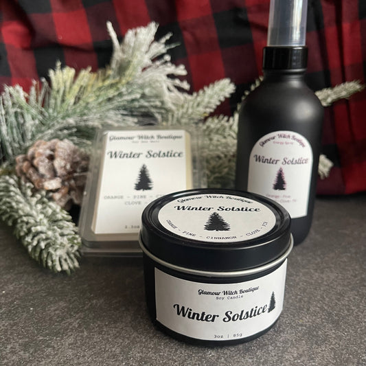 Winter Solstice  - Handmade Scented Intention Candles, Wax Melts & Sprays