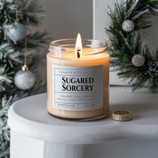 Sugared Sorcery Candle