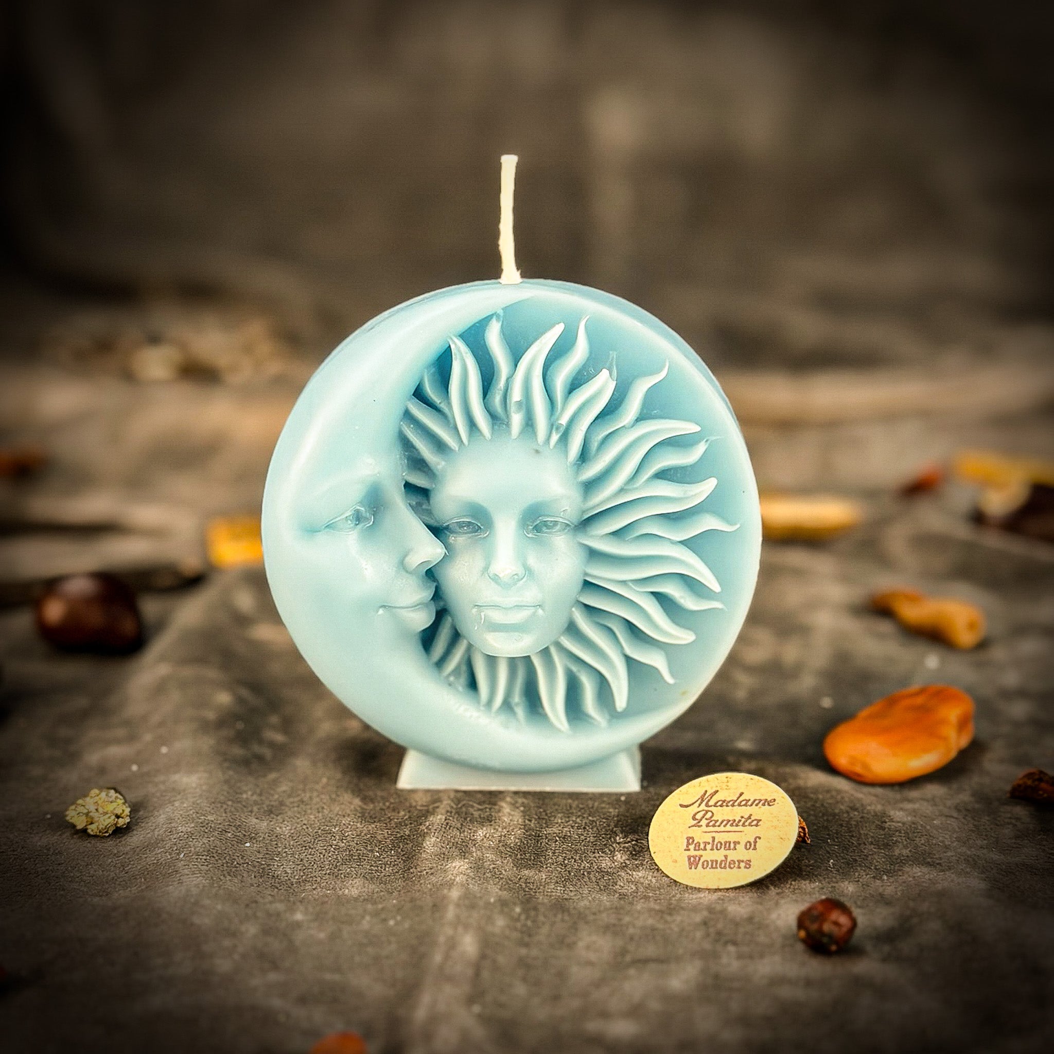 Beeswax Equinox and Solstice Spell Candle