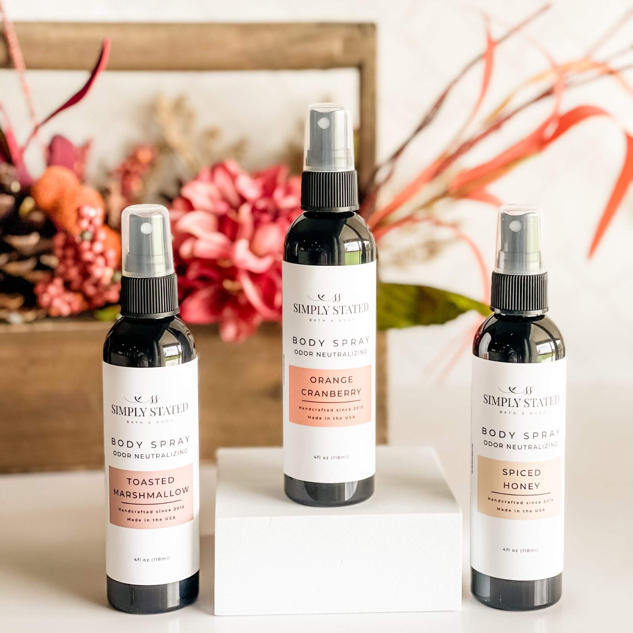 Fall Body Spray – Odor Neutralizing Mist in Cozy Seasonal Scents