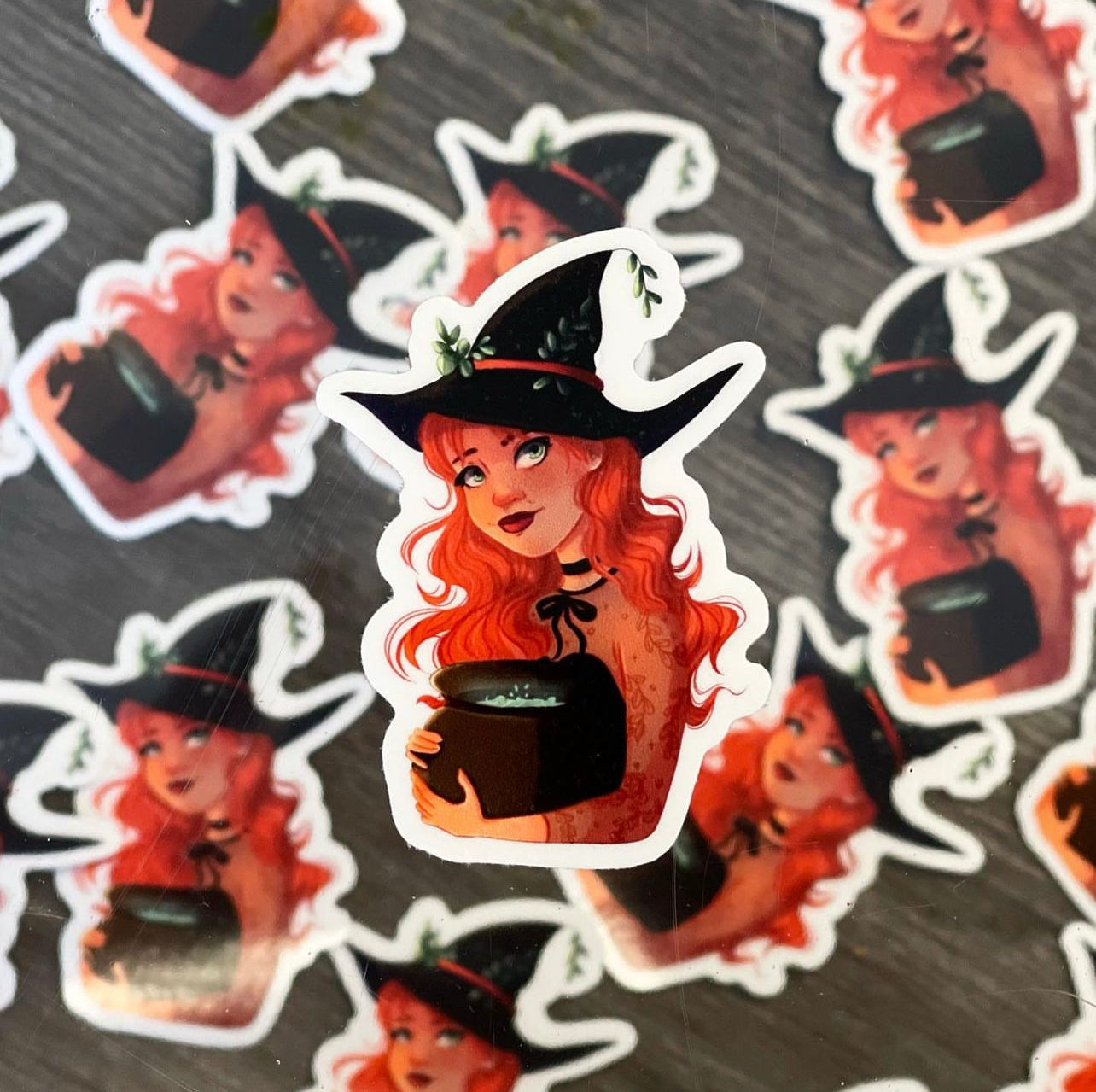 GWB Witch Sticker