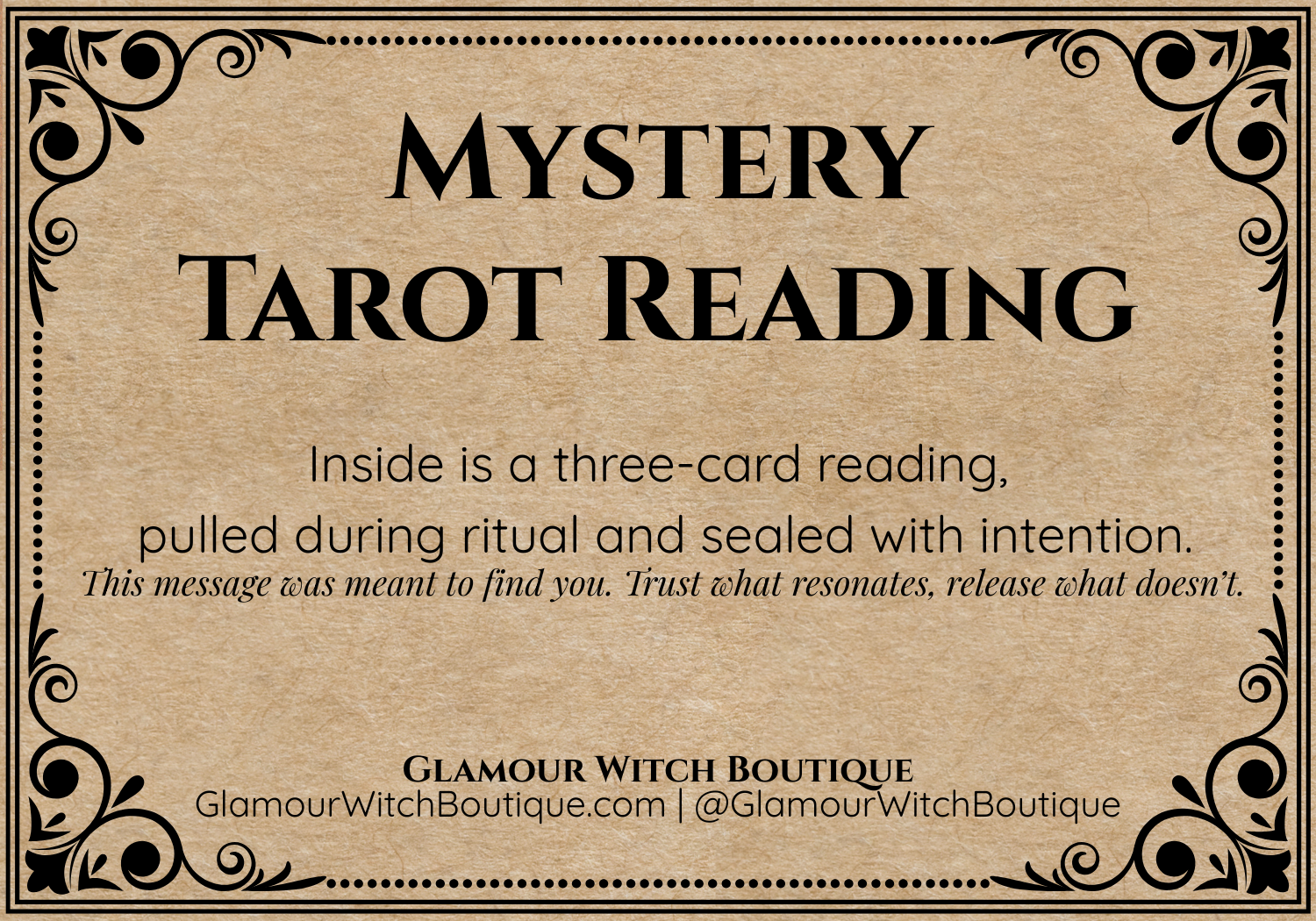 Mystery Tarot Reading