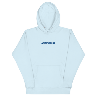 Antisocial Embroidered Hoodie