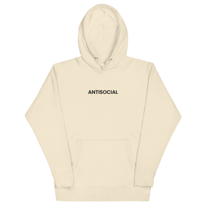 Antisocial Embroidered Hoodie