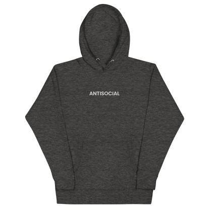 Antisocial Embroidered Hoodie