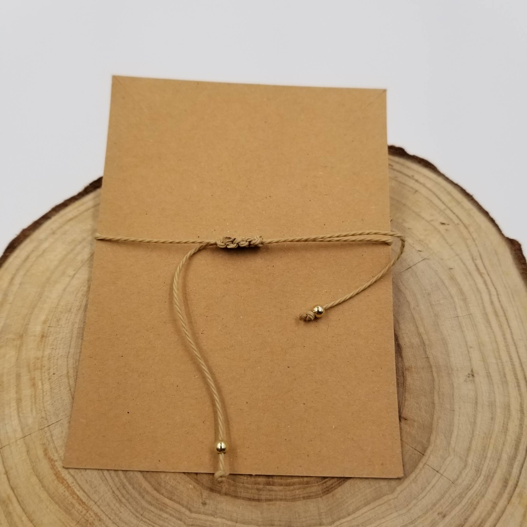 Natural Stone Zodiac Bracelet with Card