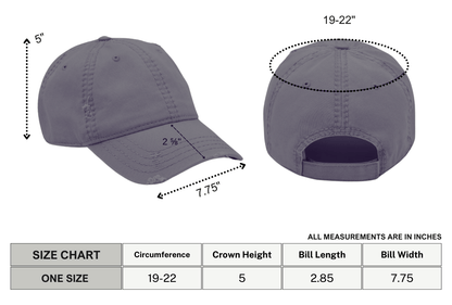 Don't Pray for Me Distressed Dad Hat