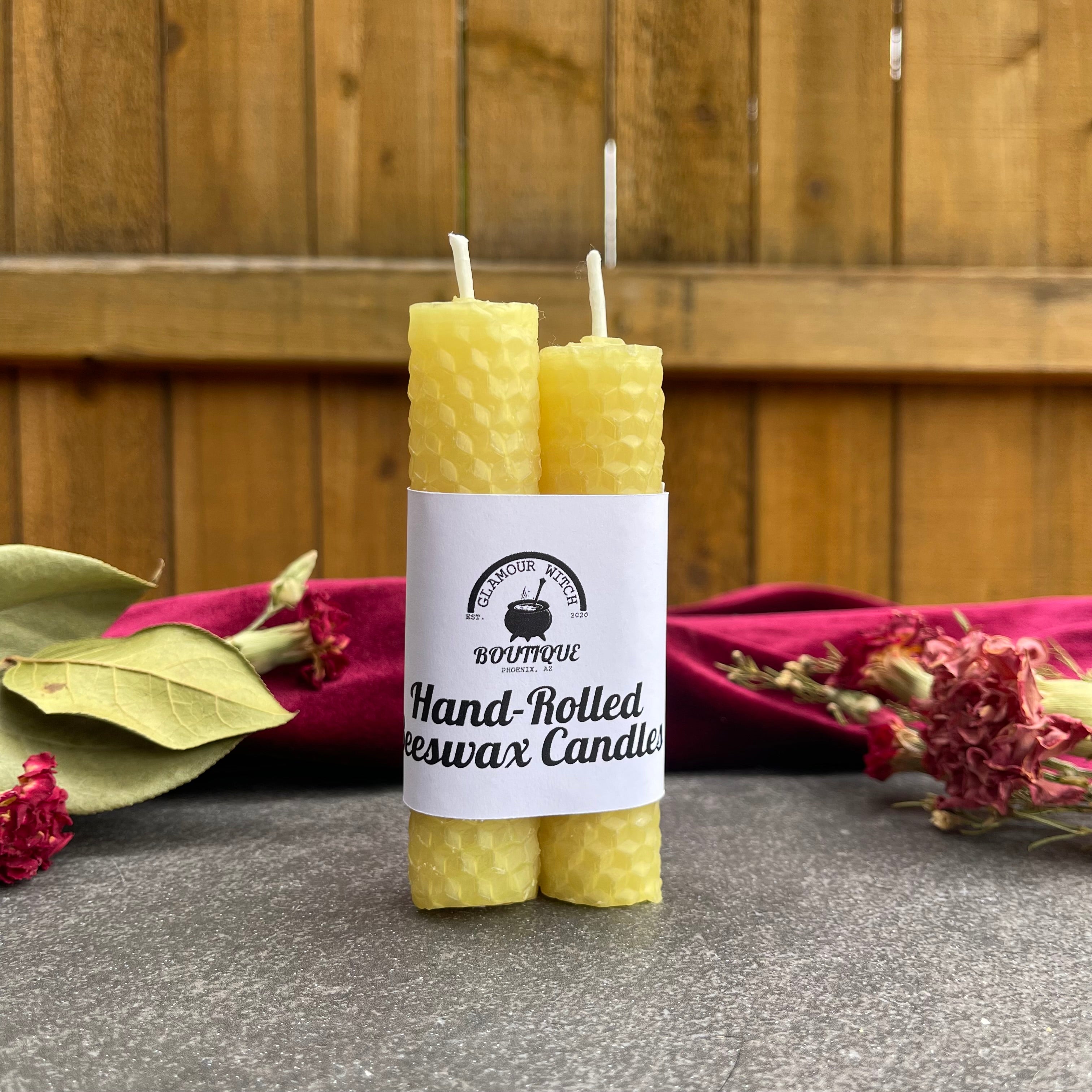 Hand-Rolled Beeswax Candles