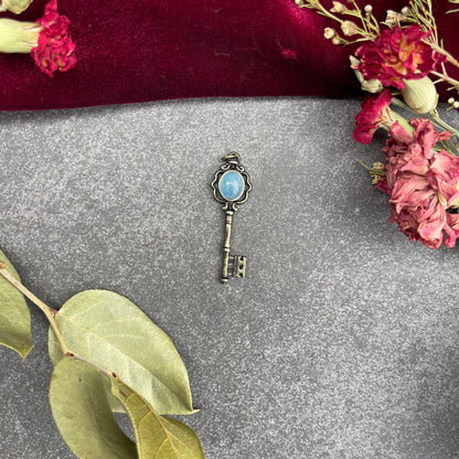 Crystal Key Pendant