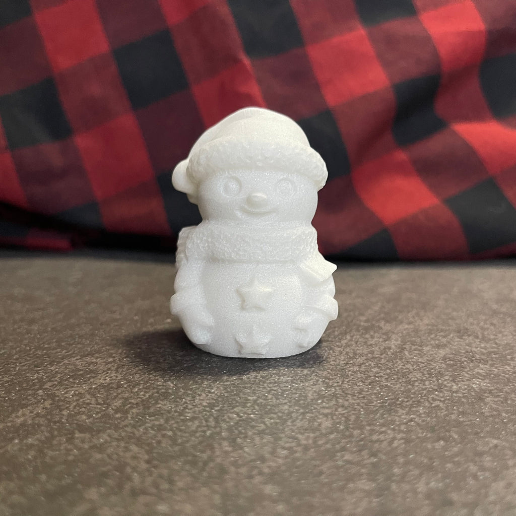 White Jade Snowman Carvings
