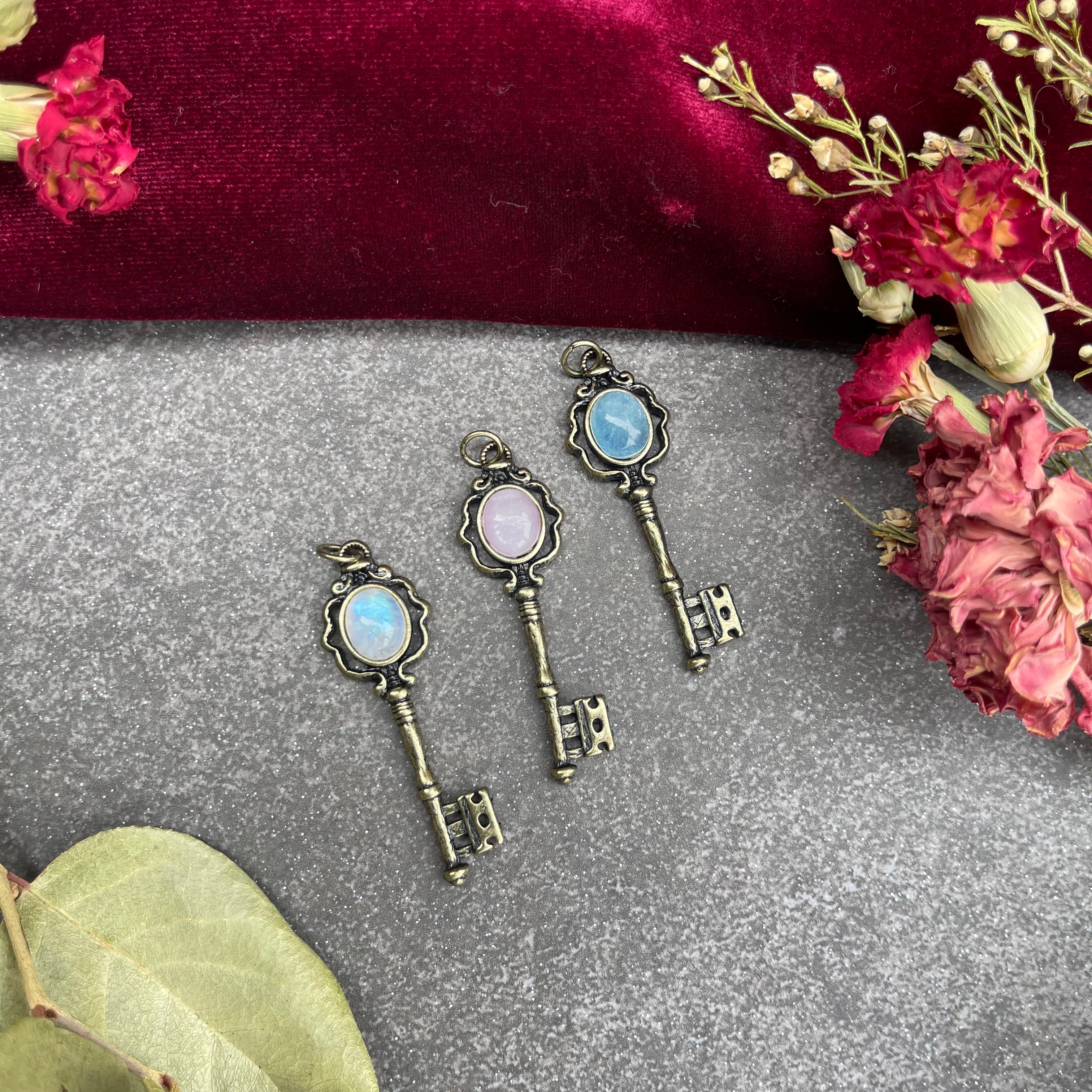 Crystal Key Pendant