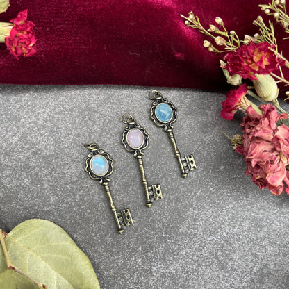 Crystal Key Pendant