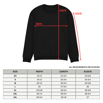 Web Weaver Knit Crew Neck Sweater