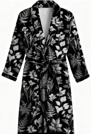Fleece Robe - Botanicals