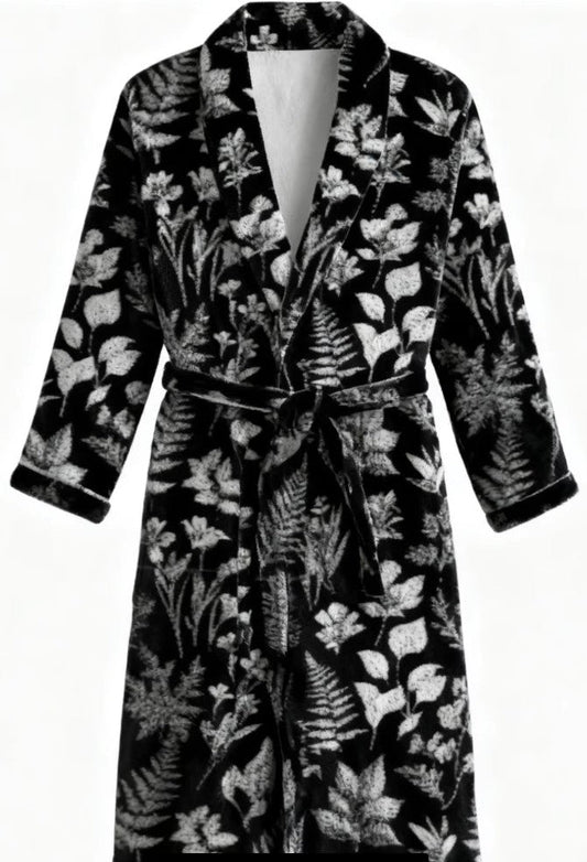 Fleece Robe - Botanicals