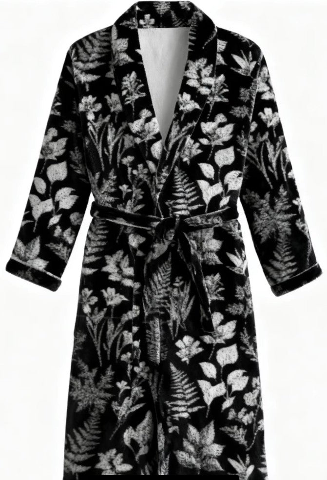 Fleece Robe - Botanicals