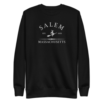 Salem Massachusetts Embroidered Sweatshirt