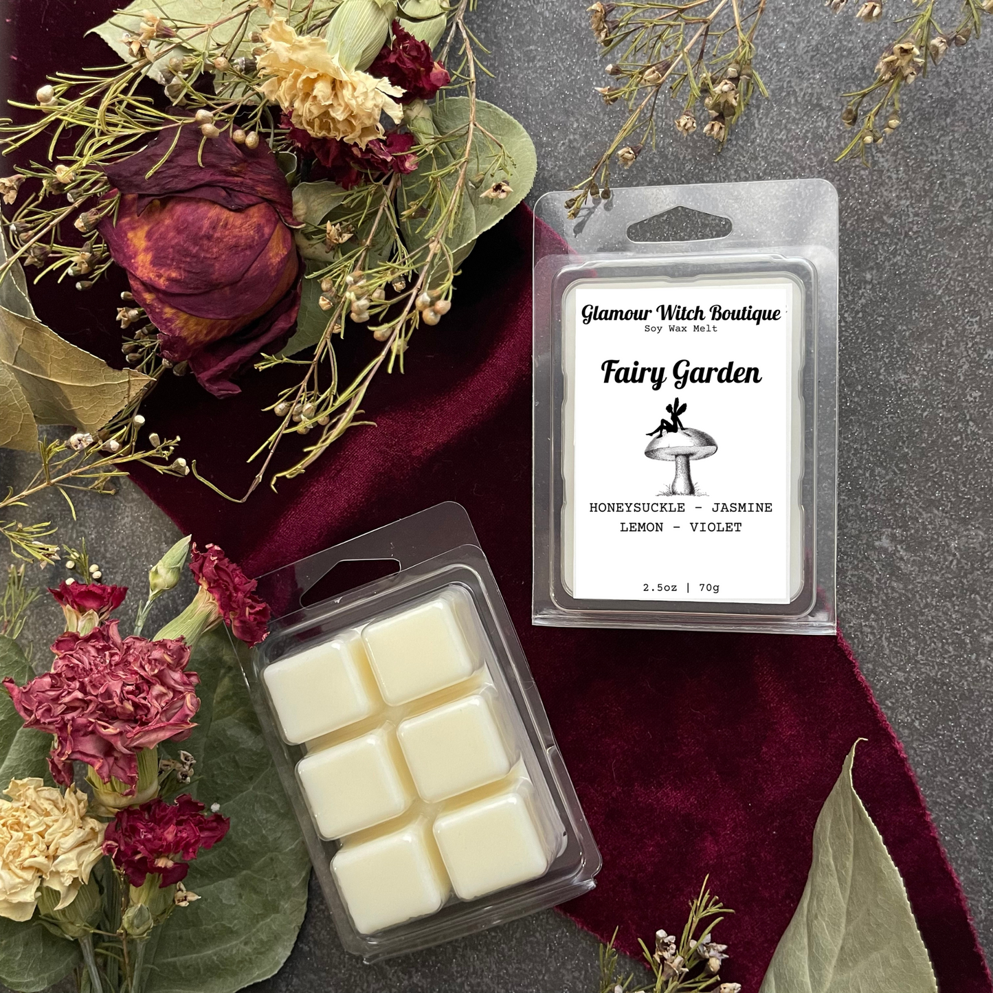 Fairy Garden  - Handmade Scented Intention Candles & Wax Melts