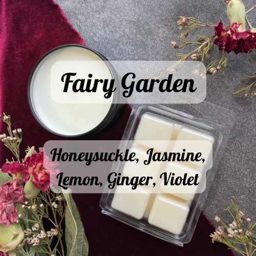 Fairy Garden  - Handmade Scented Intention Candles & Wax Melts