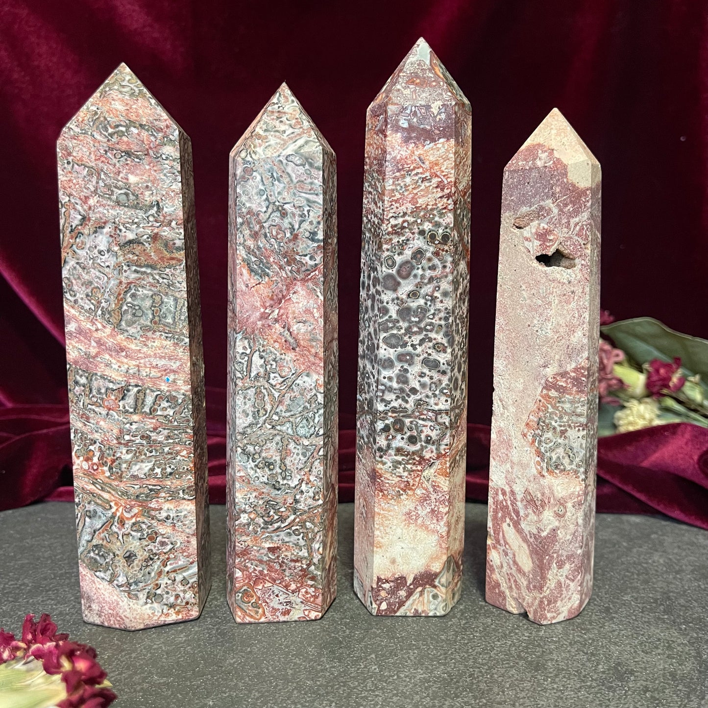 Leopard Skin Jasper Towers