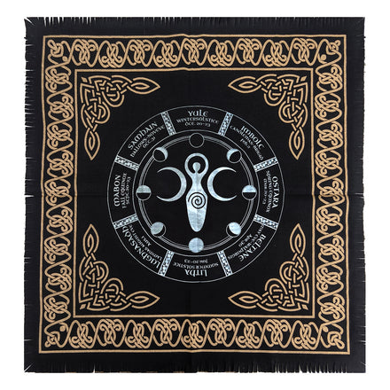 Triple Moon Goddess - Altar Cloth
