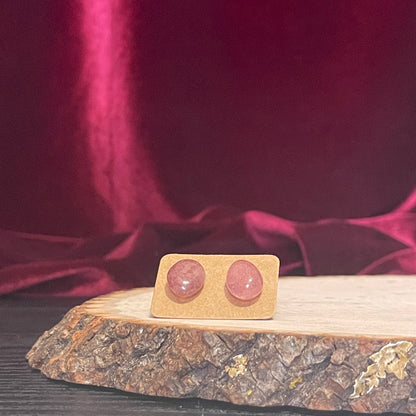 Mystery Crystal Stud Earrings