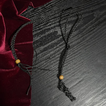 Braided Crystal Cage Necklace