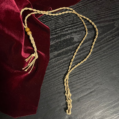 Braided Crystal Cage Necklace