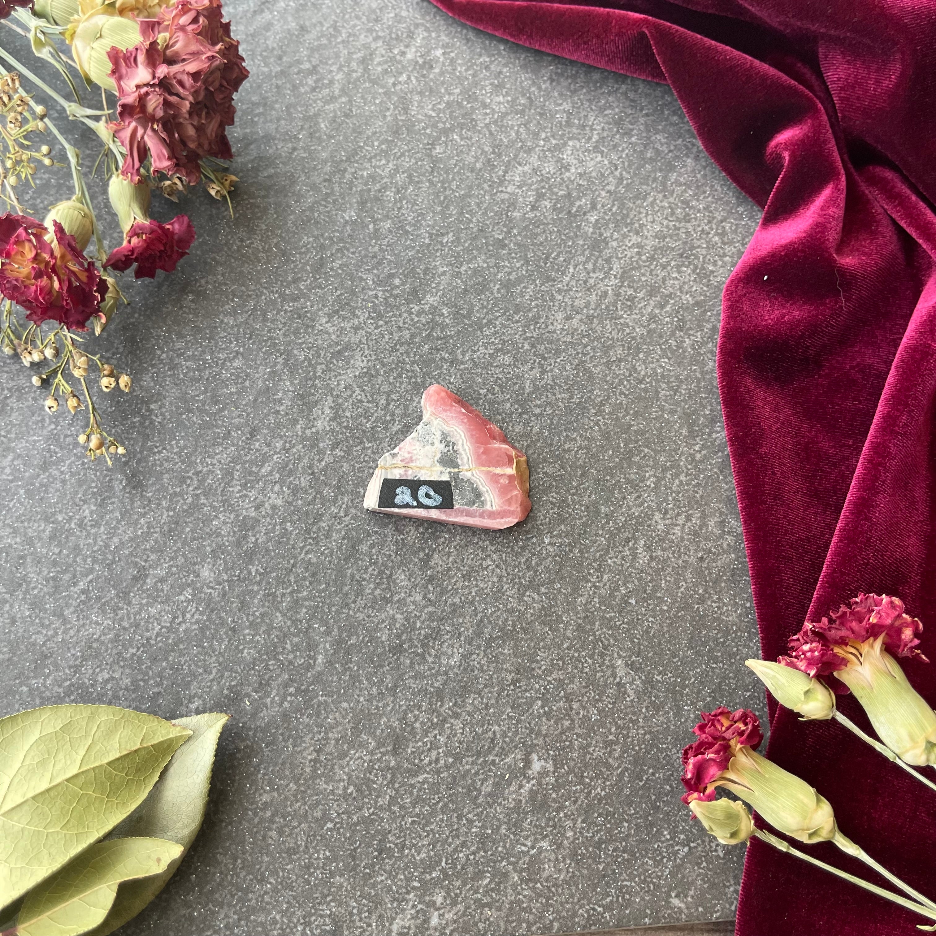 Rhodochrosite Slice