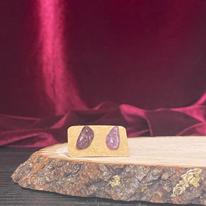 Mystery Crystal Stud Earrings