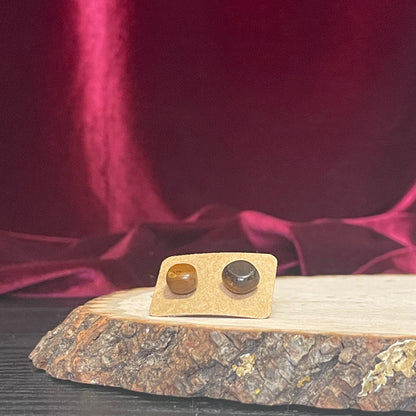 Mystery Crystal Stud Earrings